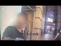 一名泰籍男子酒醉賴在桃園一家商店內不走，並遭同鄉友人丟包，員警到場將他勸離。