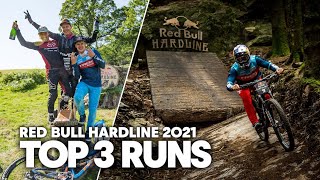TOP 3 Downhill Runs of Red Bull Hardline 2021 | Bernard Kerr, Laurie Greenland, Kade Edwards