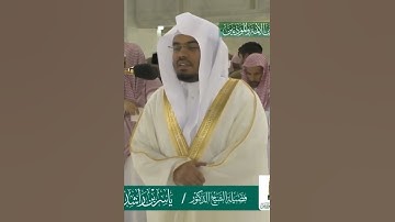 وآتاكم من كل ما سألتموه~تلاوة مؤثرة بالأداء الشهير للشيخ ياسر الدوسري