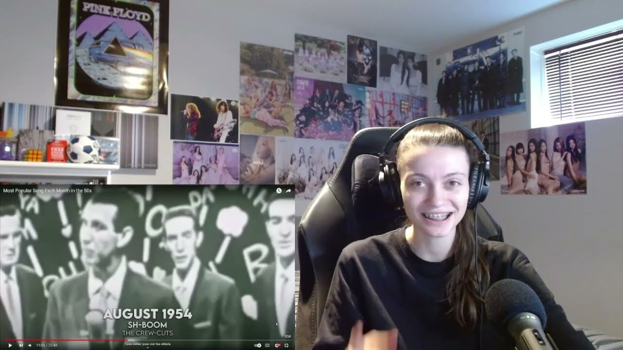Reaction to MOST POPULAR SONG EACH MONTH IN THE 50s