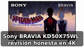 Revisión honesta del Sony BRAVIA KD50X75WL: televisor 4K HDR con Google TV