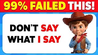 Avoid Saying the Same Thing as Me 😈🔥 | IMPOSSIBLE Edition | 80 Questions 🤯 | Only 1% Win!