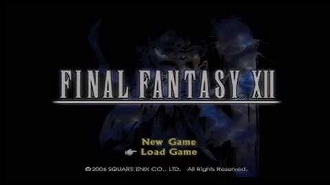 Final Fantasy XII Title Screen & Intro