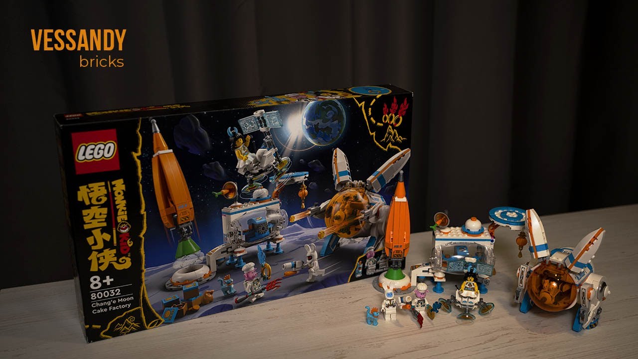 LEGO Monkie Kid Фабрика лунных пряников Чан'э ОБЗОР | 80032