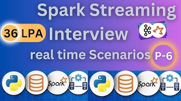Spark Streaming Interview Questions for Experienced | real time Scenarios | Data Engineer | P6