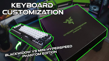Razer Keyboard Customization Kit!  |  ft. BlackWidow V3 Mini HyperSpeed Phantom Edition Keyboard