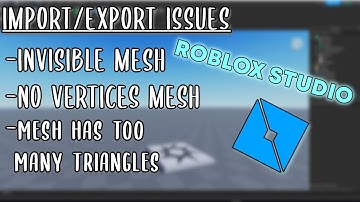 Roblox Studio Import/Export ISSUES Fix | ROBLOX STUDIO