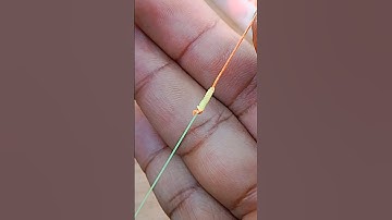 how to tie a leader to braided line #braid #leader #line #fishingknot #tutorial #tips #skills