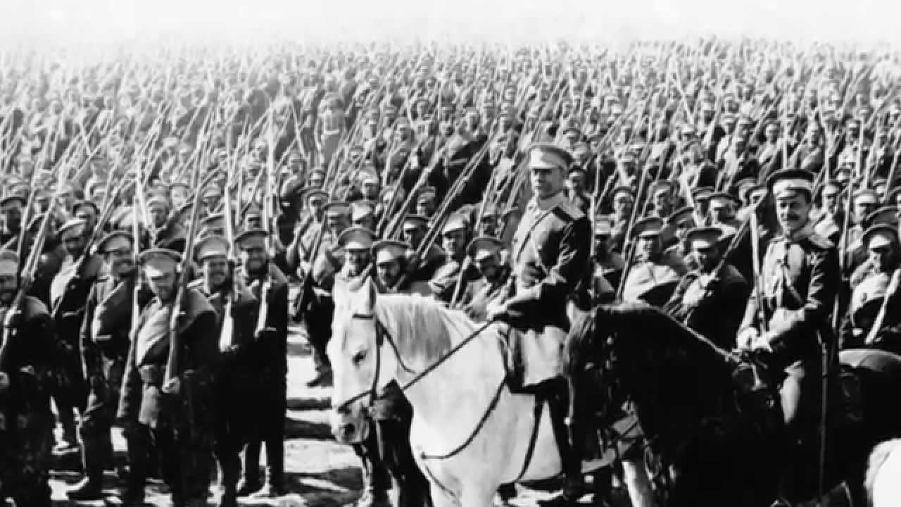 shocking definition Tony Robinson's World War I: The Russian Army