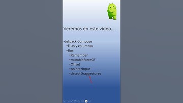 Curso Android Kotlin. Jetpack Compose. Arrastrando elementos. Vídeo 40  #android #kotlin #jetpack
