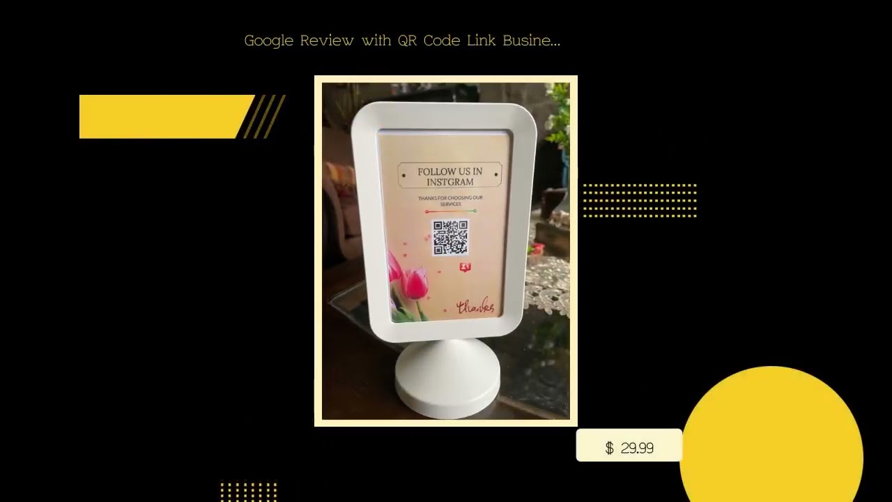 Google Review with QR Code Link Business Card - Boost Your Visibility!