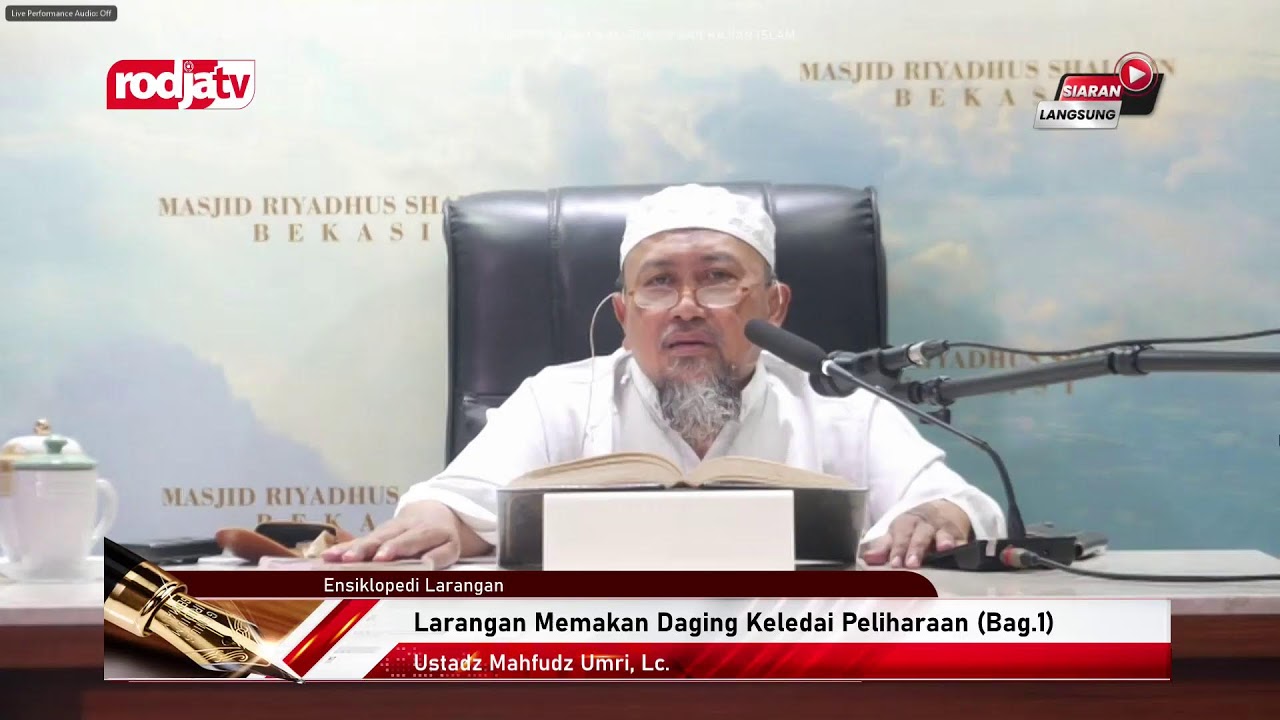 ⁣[LIVE] Ustadz Mahfudz Umri, Lc | Ensiklopedi Larangan