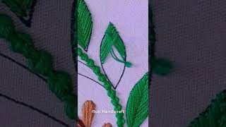 Basic Stitch Embroidery Tutorials Very Easy Fishbone Stitch Leaf Embroidery Designs 