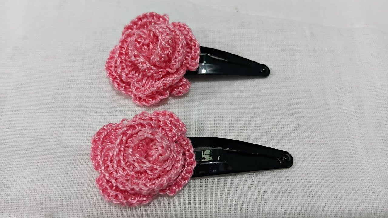 Crochet Rose Flowers hear kilip