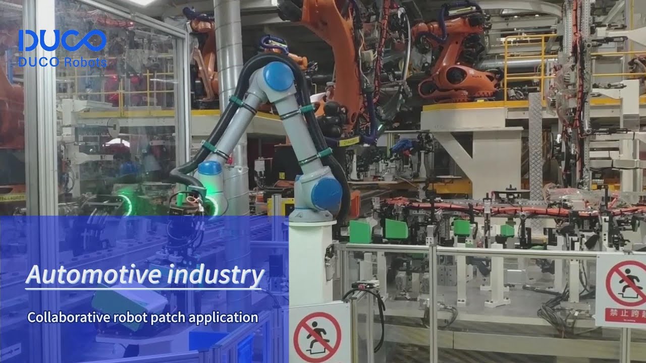 Collaborative robot patch application - YouTube