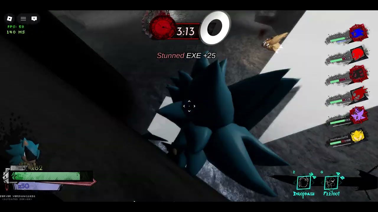 The Sonic squad almost eliminates the yellow fraud in Outcome Memories