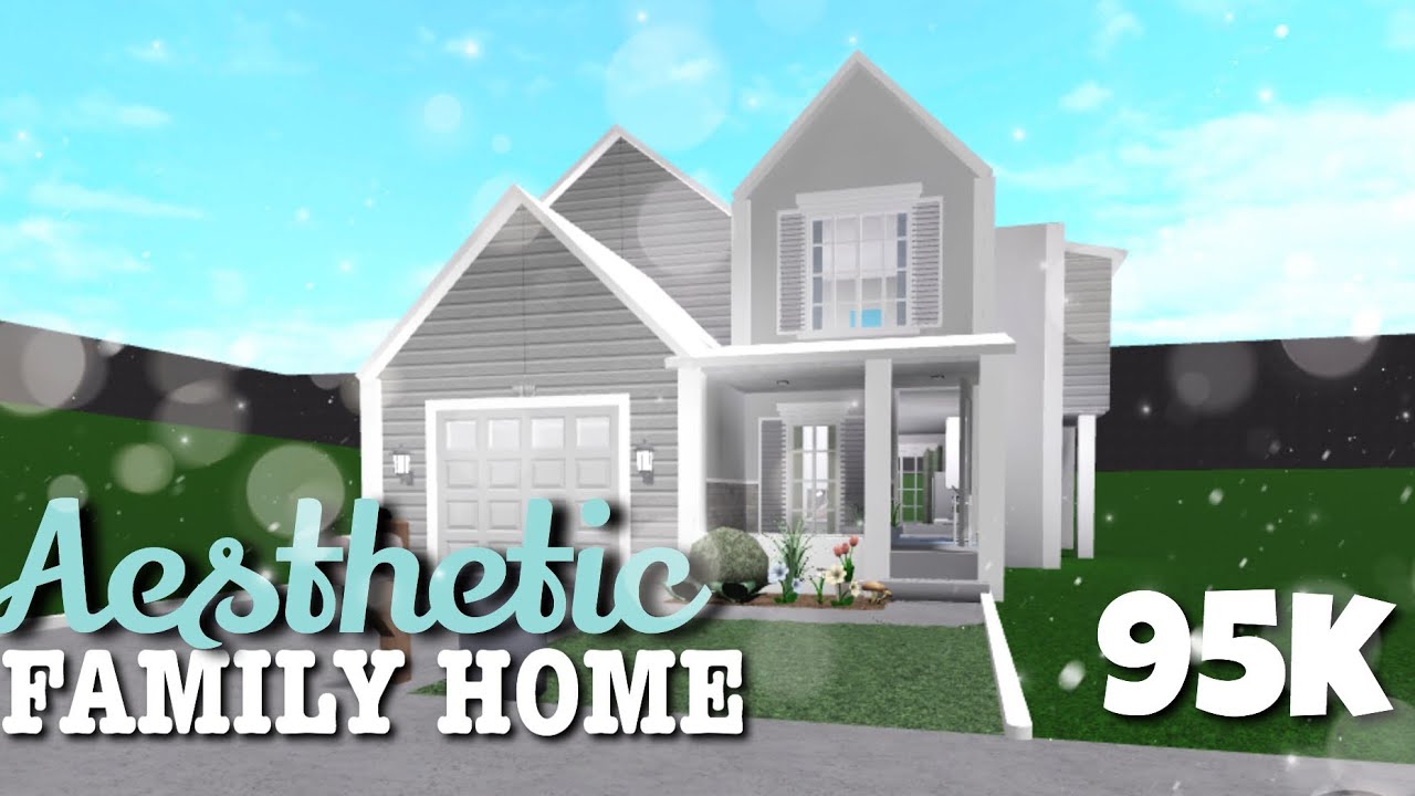 ♡Aesthetic family home♡ | 95k | Roblox - Bloxburg // xXSydBydXx - YouTube