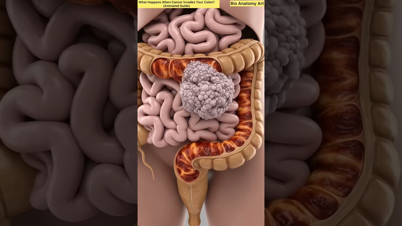 What Happens When Cancer Invades Your Colon? (Animated Guide) | Bio Anatomy Art | Gut Health