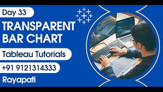 Day 33 - Scenario 17 | Transparent Bar Chart | Tableau Tutorials | Rayapati