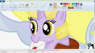 Derpy and Dinky Drawing