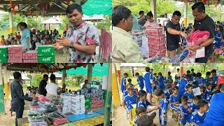 #1538 ក្រុមការងារសប្បុរសធម៌ ពូវុធ ពូតាក់ សម្បត្តិជន និងជាង ហុក ជុំគ្នានៅមណ្ឌលអង្គការគំនិតកុមារ