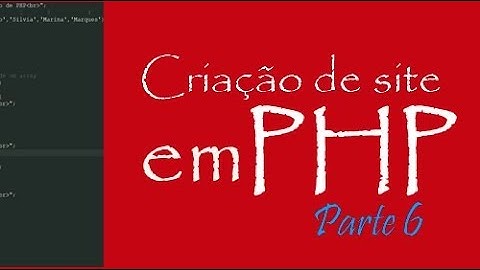 Criação de um site em PHP   Parte 6   Adicionando ícone de uma camera