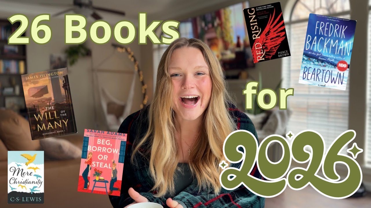 2026 Reading Journal, Current Reads, & 26 Books for 2026!