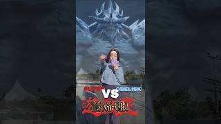 "Slifer el Dragon celestial vs OBELISK el atormentador duelo en la vida Real" #yugioh #anime