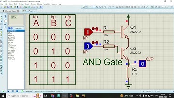 Two  I/P AND Gate Using Transistor in Proteus#shortsvideo #shortvideo #shortvideos #shorts#short