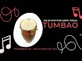 The tumbao  clave salsa rhythm audio visual