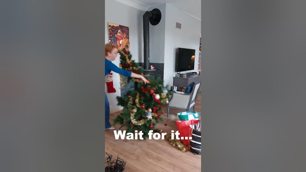 Epic Christmas Tree Fail! YouTube