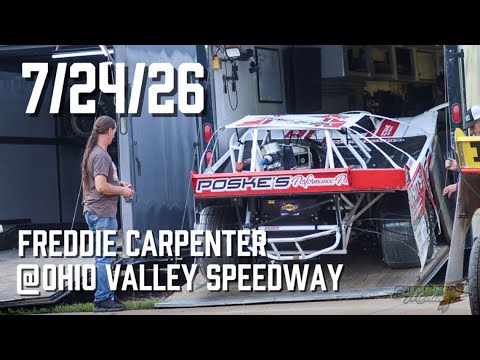 7/24/26 Fast Freddie Carpenter onboard at Ohio Valley Speedway 