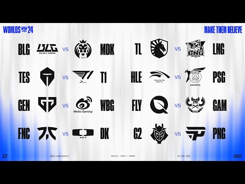 Worlds 2024: Fase Suíça (Dia 1)