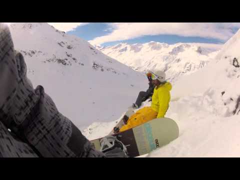 Snowboard Lawine mitgefilmt ... Ein Tag im Schnee :)
