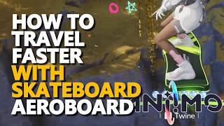 How to travel faster with Skateboard - Aeroboard Skill Aniimo screenshot 4