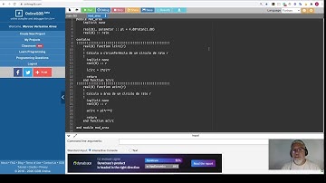 Fortran 90 - Módulos, parte 04 - Usando módulo e programa principal separados no OnlineGDB
