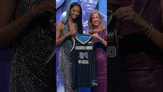 The Chicago Sky select Angel Reese with 7th pick in the 2024 #WNBADraft presented by @statefarm