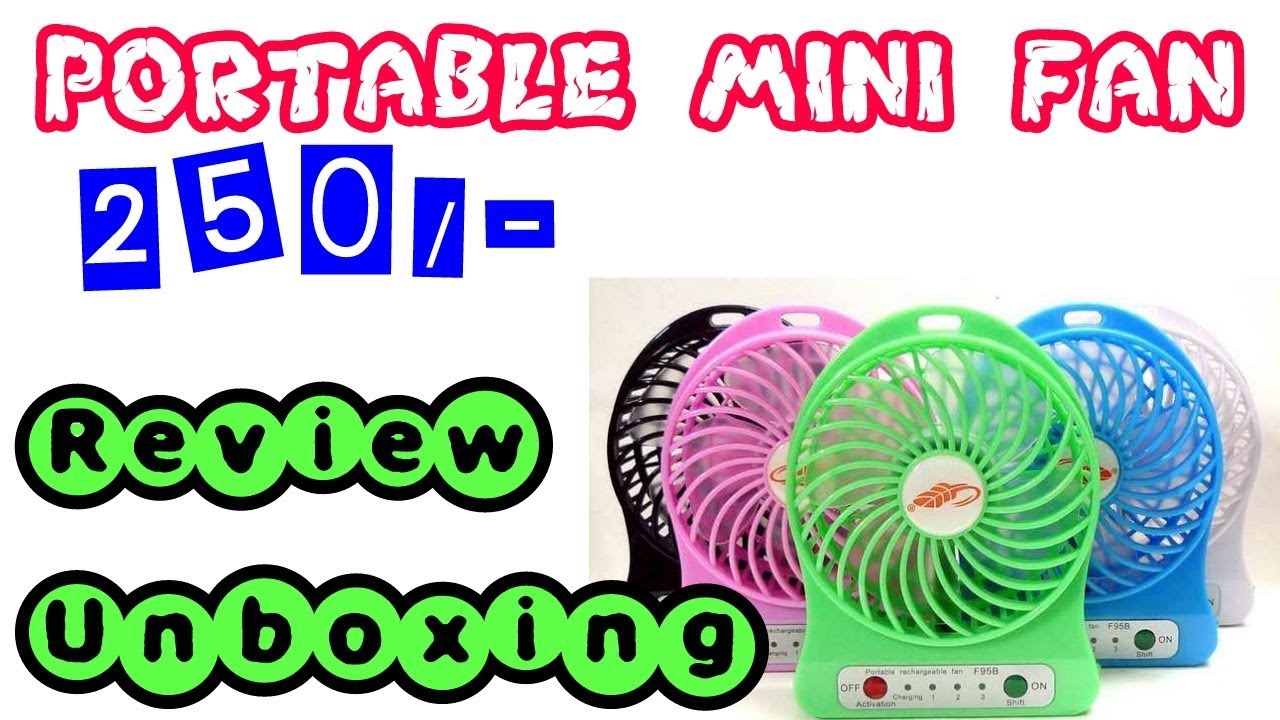 Portable Mini Fan - Under ₹250 - Unboxing & Review In Hindi (Latest Gadgets) hindi tricks samas