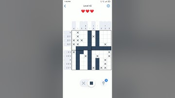 Nonogram Puzzle Level 42 | Gameplay Walkthrough | Easy Solution | Solutions in 1 min