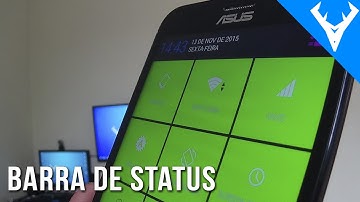 Como personalizar a barra de status (Mudar Cor, Ícones...) sem ROOT