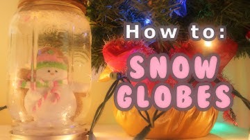 DAY #3 ❄ DIY Snow Globes Tutorial ❄ (12 Days of Christmas)