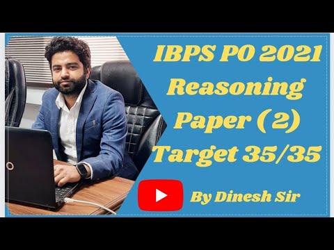 Target IBPS PO 2022 || IBPS PO 2021 Reasoning Memory Based Paper ...
