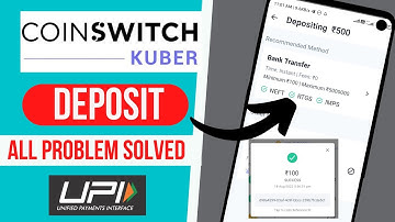 Coinswitch UPI Deposit Problem Solved Coinswitch UPI Problem Solved I Coinswitch INR Deposit