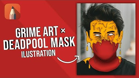 Tutorial Bikin Ilustrasi GR1ME ART & DE4DPOLL MASK di Autodesk Sketchbook Android