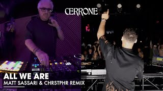 Cerrone - All We Are (Matt Sassari, Chrstphr Remix) [Official Visualiser]