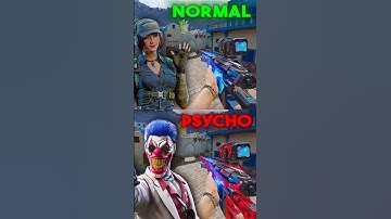 Normal Players 🤠 vs Psychopath Players 😈 in CODM