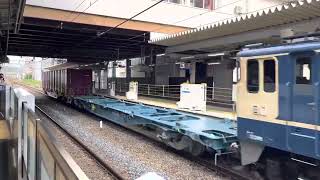 9081レ EF210-141 ムドEF66 27+EF65 2085 コキ2b高槻通過