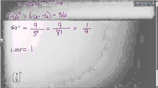 7.1 Integer Exponents