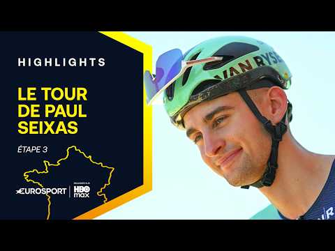 Le Tour de France de Paul Seixas : Une journée positive aux côtés des favoris (Étape 3)