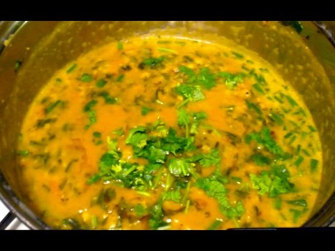 Pancha Patra Dal-Dal with Five Super Greens-Vegan Recipe